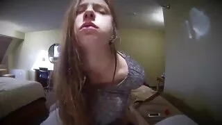 Meitene pēc seksa ņem beigt mutē